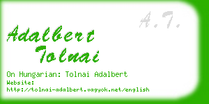 adalbert tolnai business card